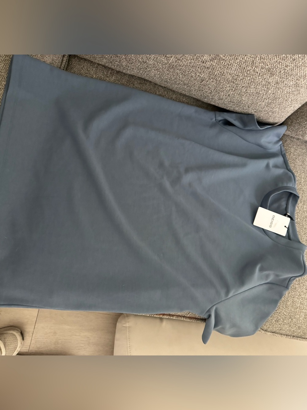 New nwt reiss man tee shirt Sleeveless Mock Neck size large